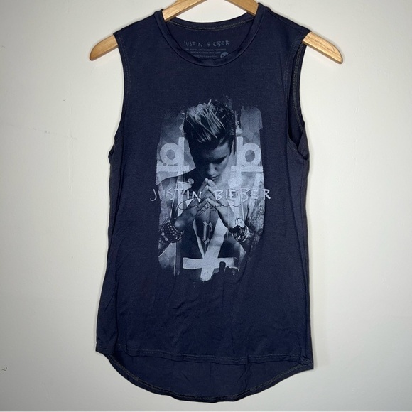 Justin Bieber Graphic 2016 Sleeveless Concert Tee Size Medium - Picture 4 of 7